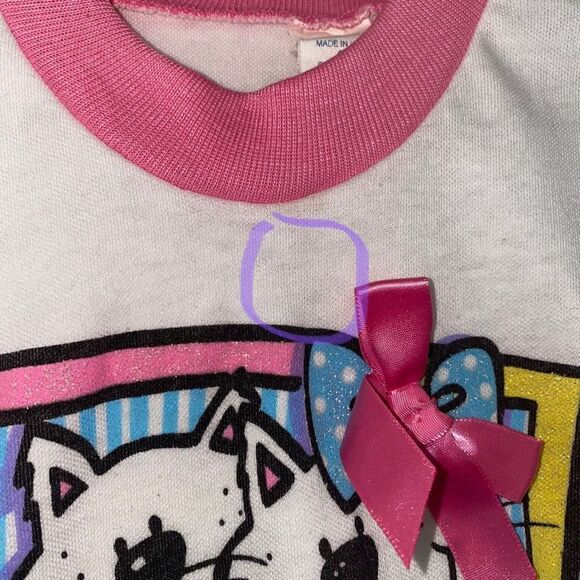 Couple of Cats Vintage Graphic T-Shirt - Picture 4 of 4
